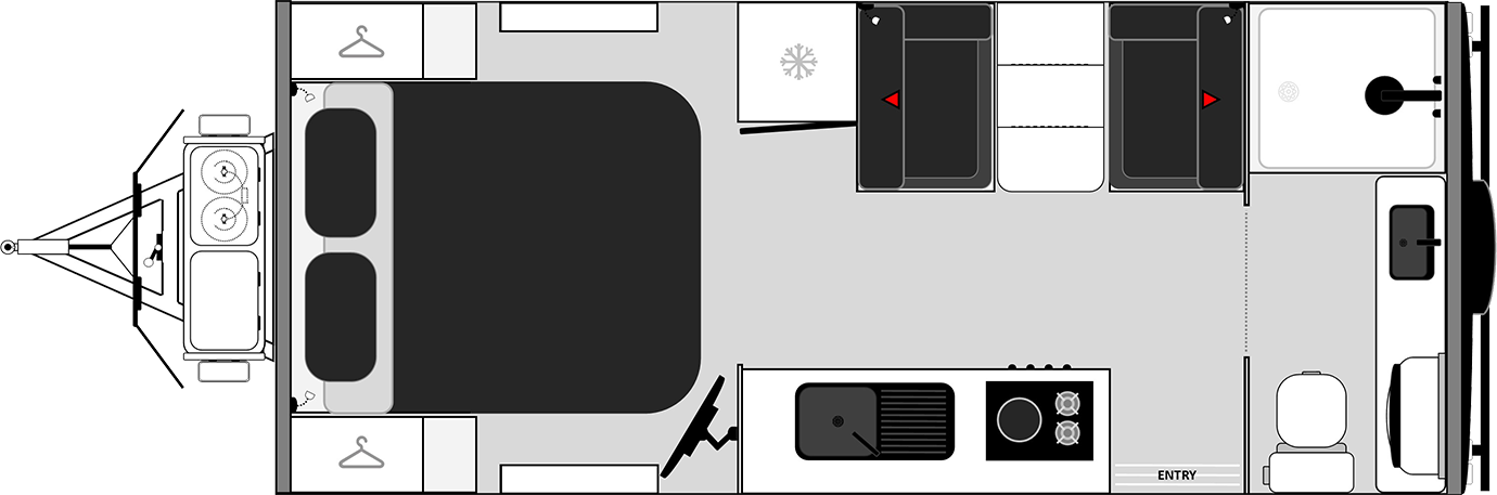 Desert Rose 18 Ft Ensuite Floorplan