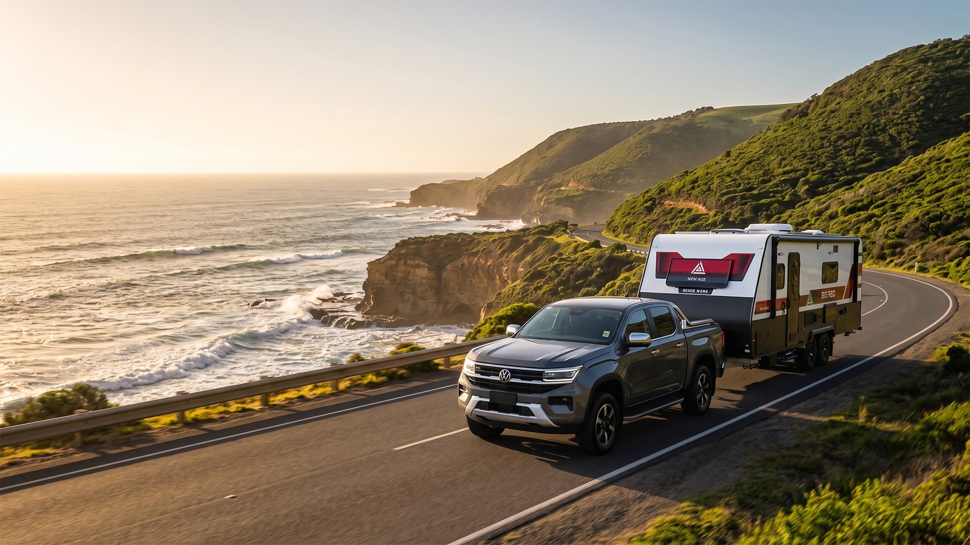 A New Age on-road caravan touring in Australia