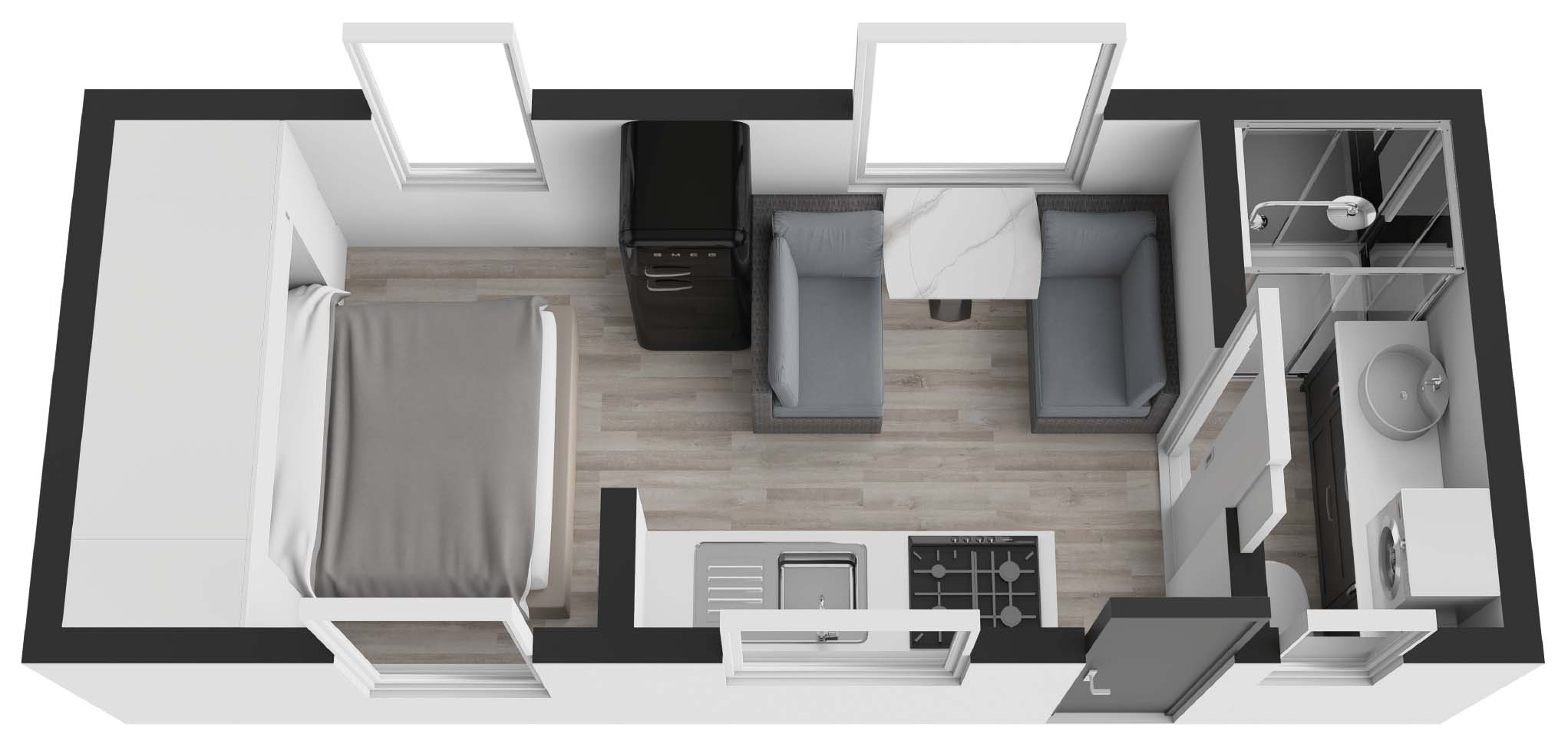 MR18ER-ADV Caravan Floorplan