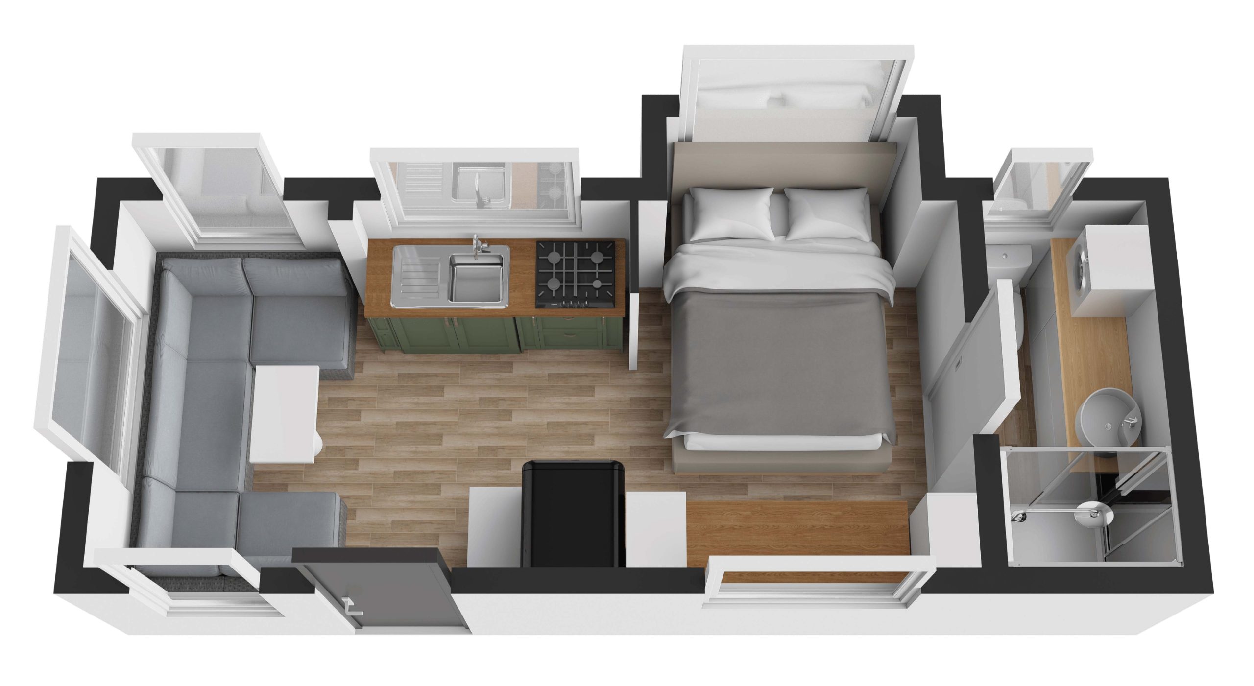 BR19E-MY25 Caravan Floorplan