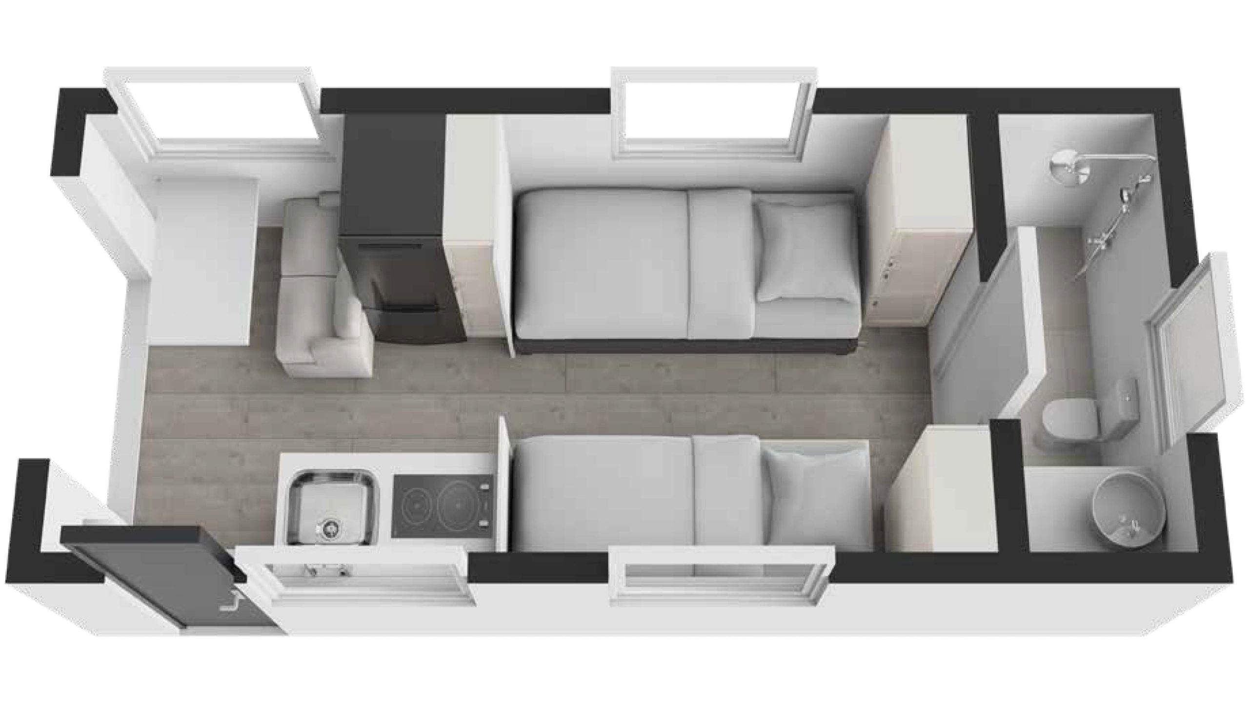 NAM8SB Caravan Floorplan