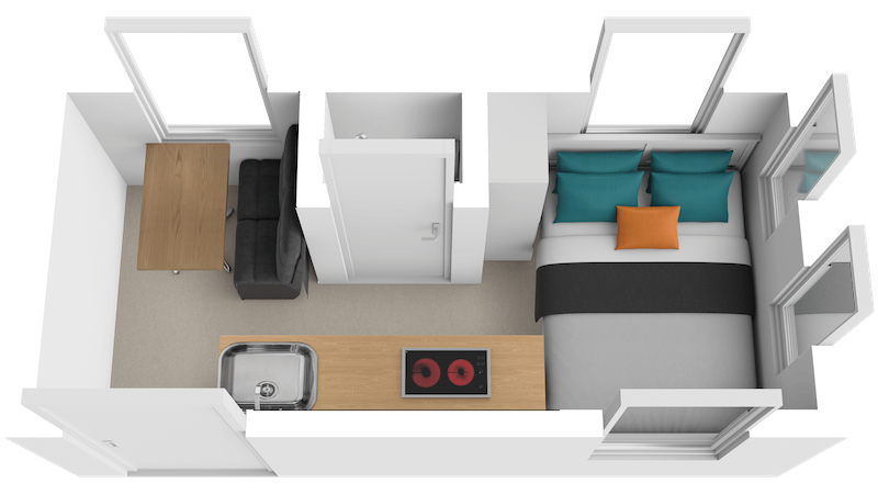 campervan Caravan Floorplan